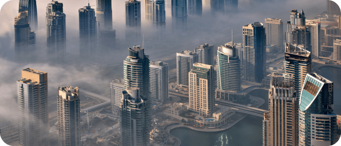 Modern city living in the UAE